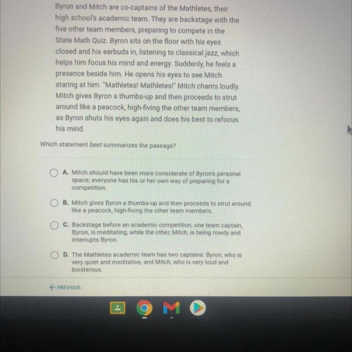 Which statement is the most objective summary of the passage