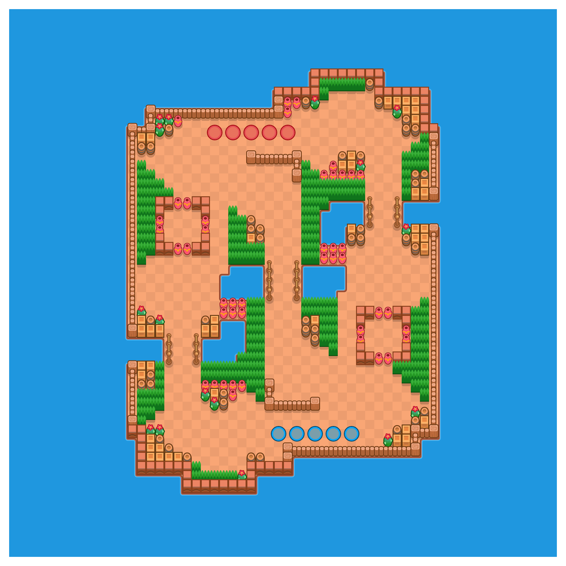 Lista de Niveles de Riverbank Crossing para Brawl Stars Brawl Time Ninja