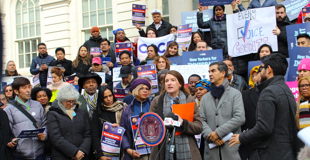 NonCitizens Rally to Get Voting Rights in New York City