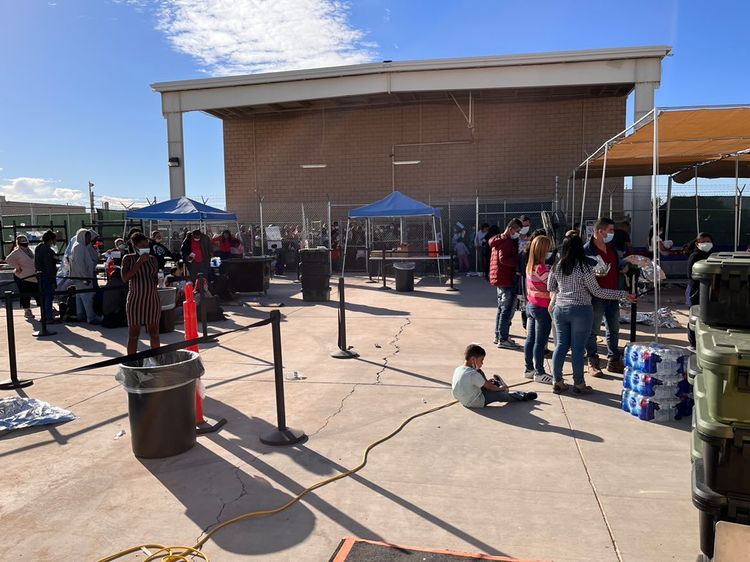 EXCLUSIVE Border Patrol Facilities in Yuma at 800 COVID19 Capacity
