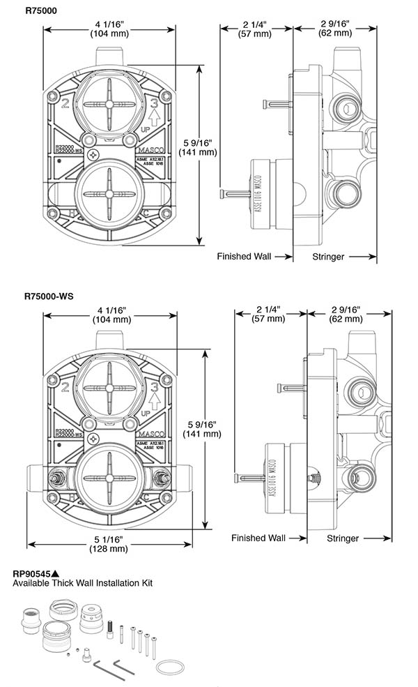 Brizo | MultiChoice® Universal Integrated Shower Diverter Rough