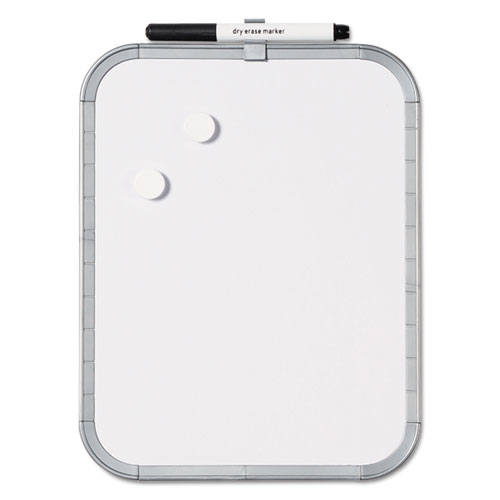 Dry Erase Board, 11 X 14, White Plastic Frame
