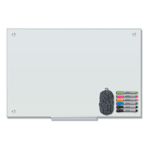 Glass Dry Erase Board Value Pack, 36 X 24, White