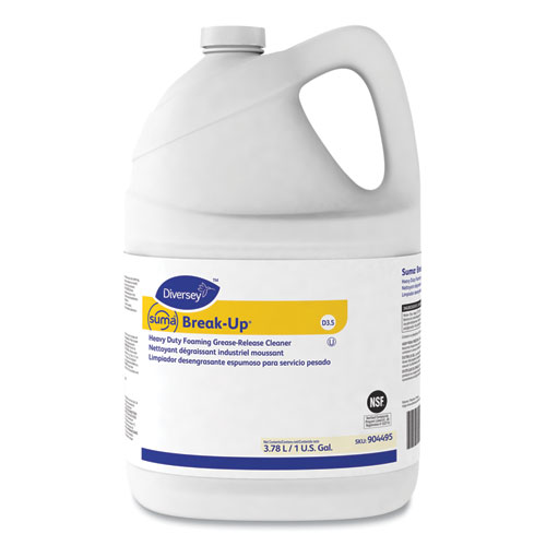 Suma BreakUp HeavyDuty Foaming GreaseRelease Cleaner, 1 Gal Bottle