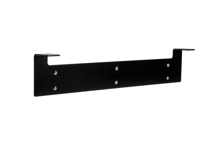 Vertical Hanging Wall Mount Bracket 1U 19 Inch Black Ships Fast