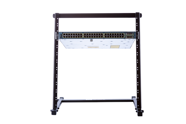 Freestanding Equipment Rack 12U 19" Black Ships Fast