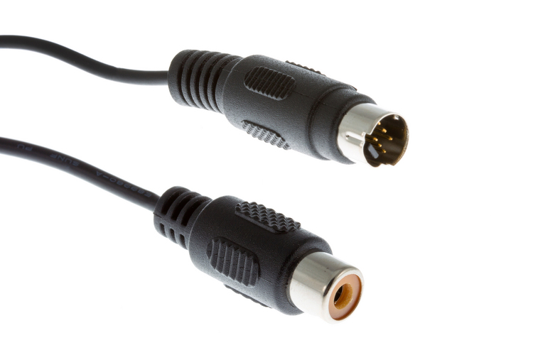 SVideo to RCA Adapter Cable Dell 07309P Ships Fast