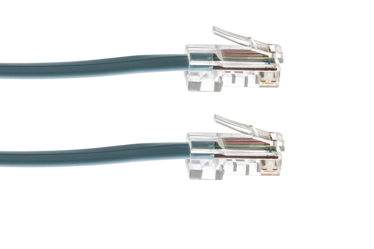Cisco Blue RJ45 to RJ45 Rollover Console Cable