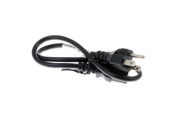 AC Power Cord 515P to C13 18 AWG 2 ft Black