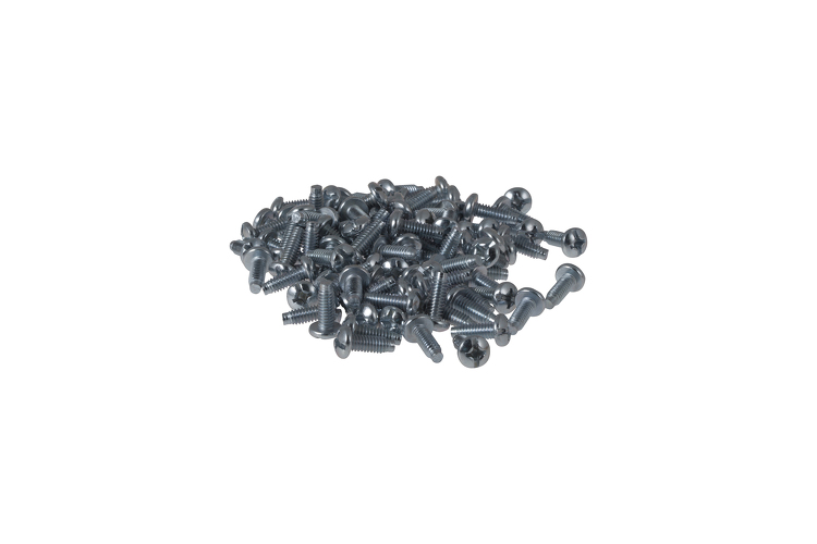 Premium Rack Mount Screws 1224 Thread Zinc Finish Rack Hardware