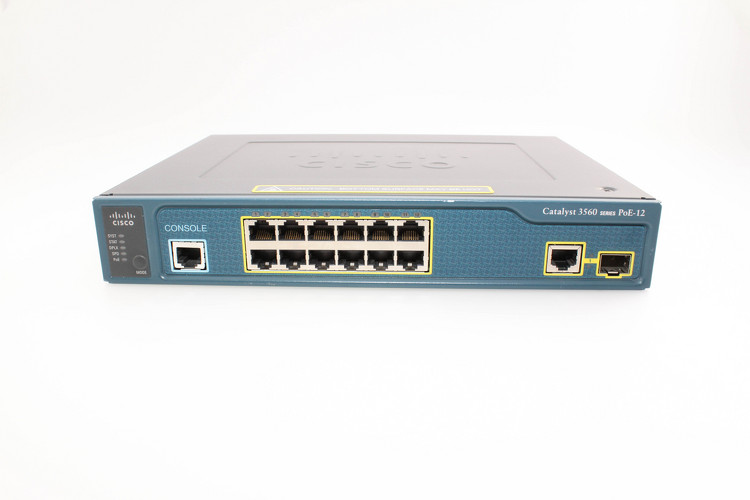 WSC356012PCS Cisco Switch Catalyst 3560 12 Port PoE