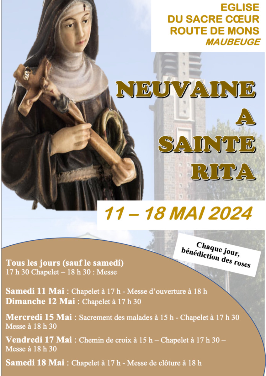 NEUVAINE A SAINTE RITA