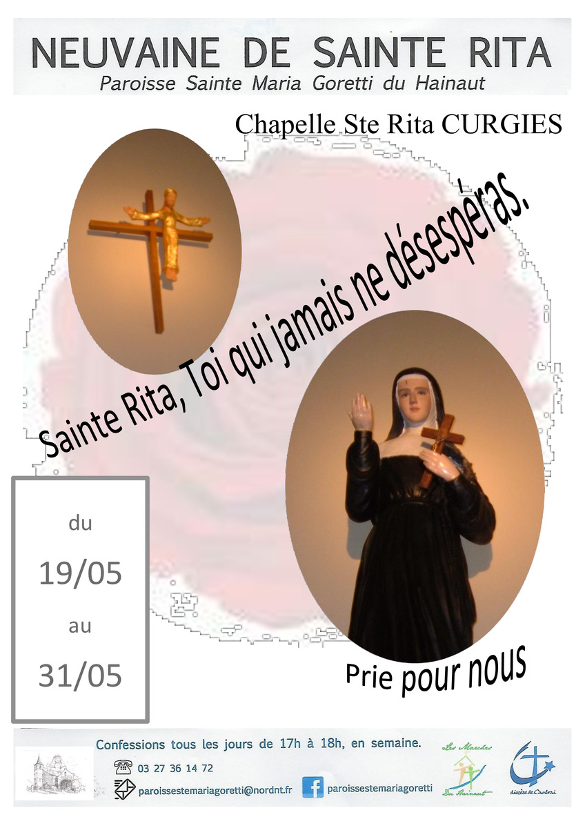 Neuvaine Ste Rita à Curgies