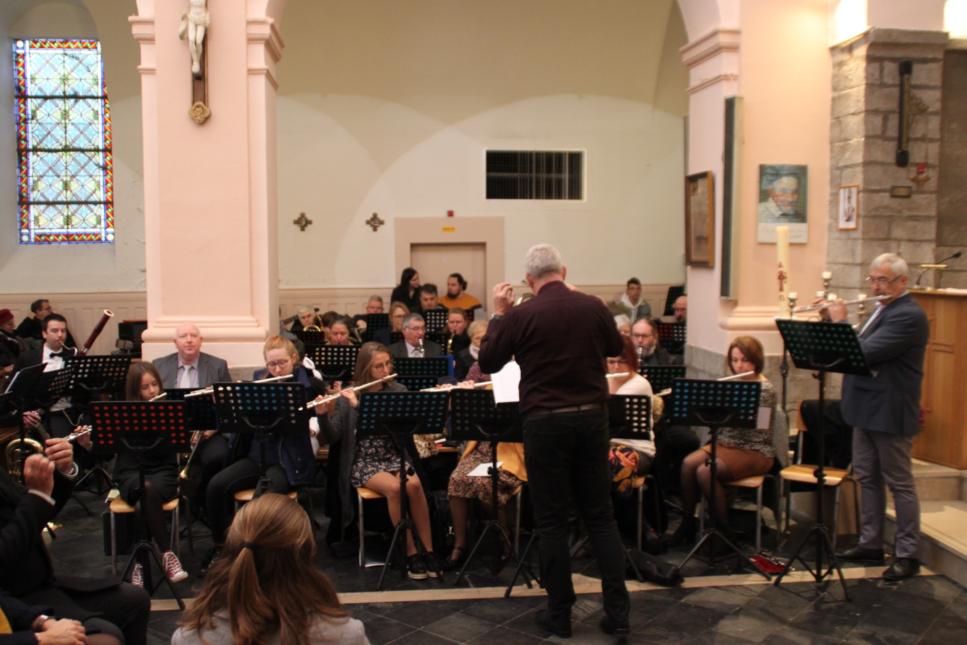 Messe de Sainte Cecile en l' église de LALLAING