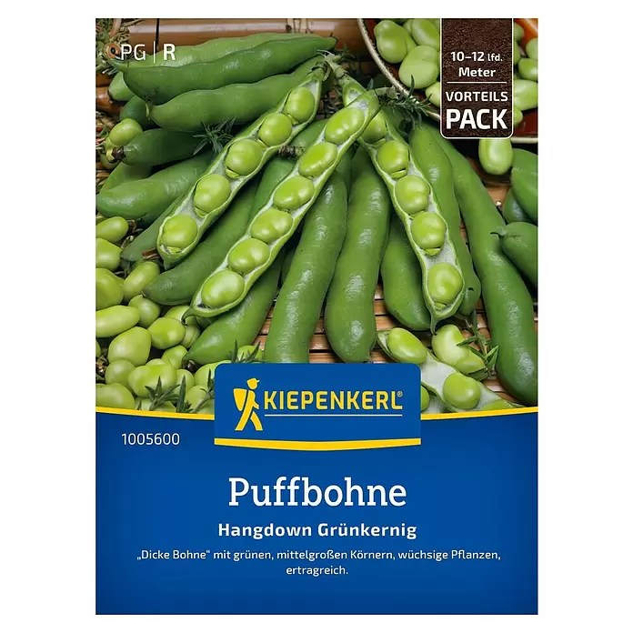 Kiepenkerl Gemüsesamen Puffbohne 'Hangdown Grünkernig' Vicia faba