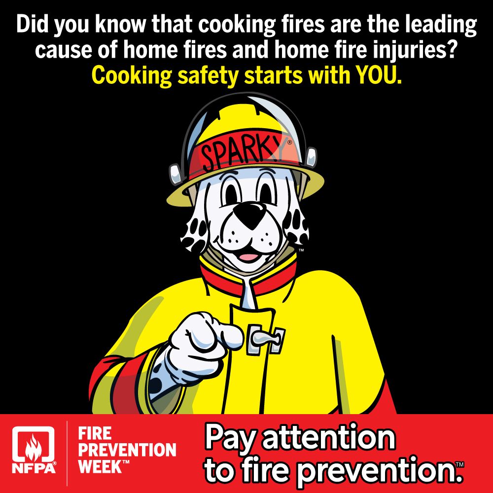 Fire Prevention Week 2023 theme announced ‘Cooking safety starts with