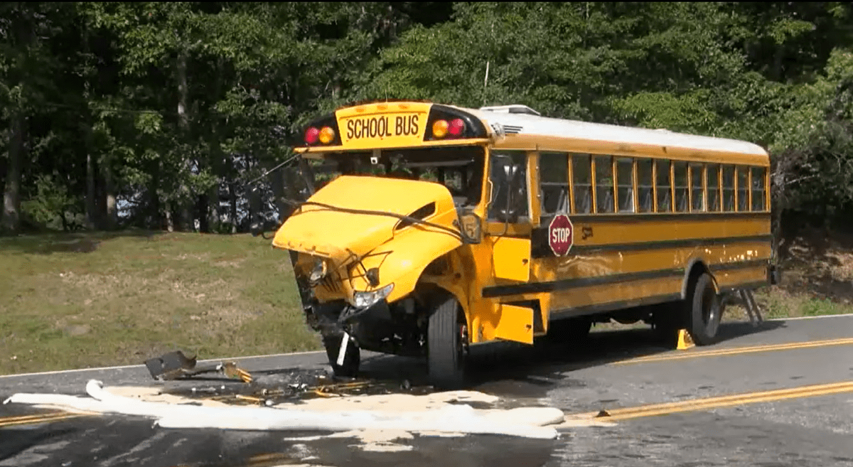 50 students involved in Pa. school bus, trailer crash
