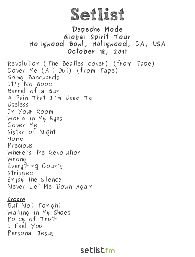 Depeche Mode 2023 Tour Set List Depeche Mode Debuts Past Hits On Their Global Spirit Tour | Setlist.fm