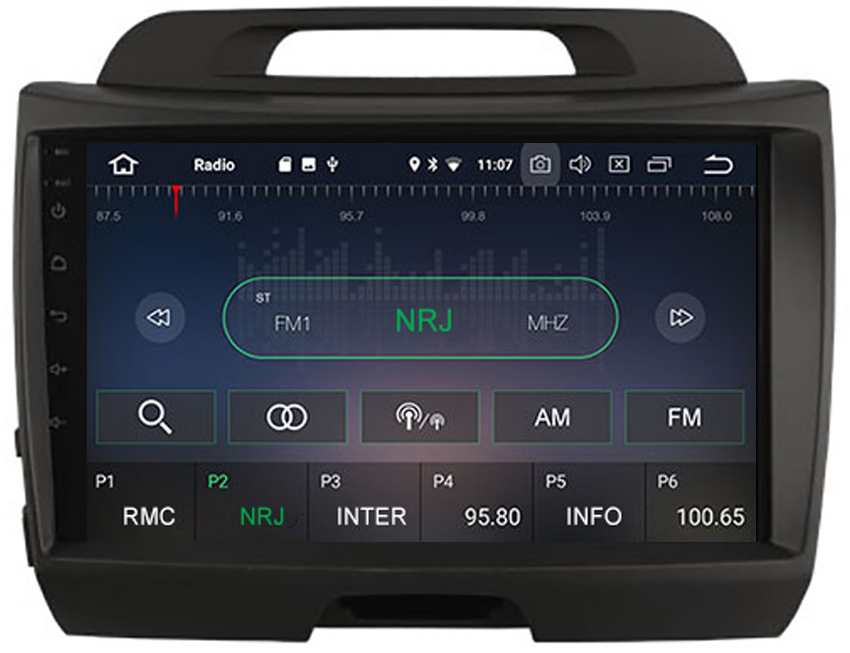 Ecran tactile Android + Apple Carplay Kia Sportage de 2010 à 2013