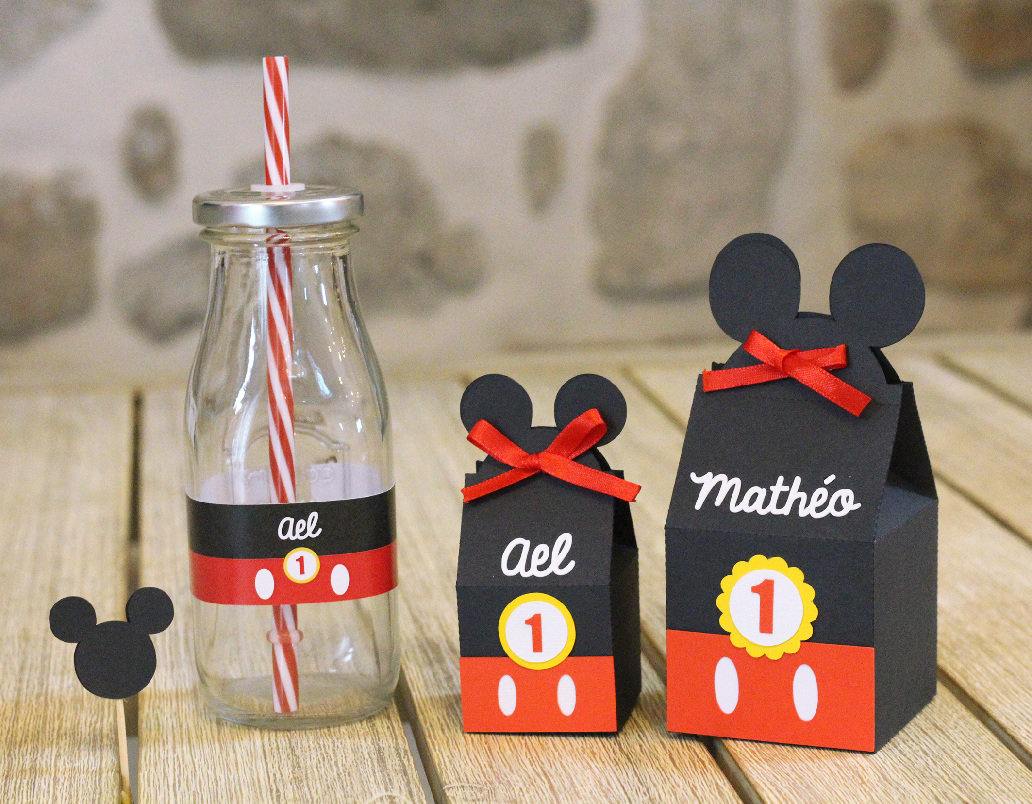 Boîte à bonbons Mickey Anniversaire/Anniversaire Mickey Bul d'idées