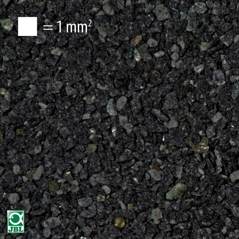 JBL Sansibar Black substrat de sol naturel noir pour