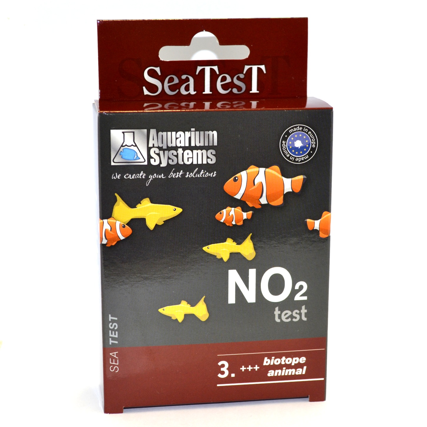 Test Nitrite Aquarium Systems SeaTest NO2 pour aquarium d'eau douce, d