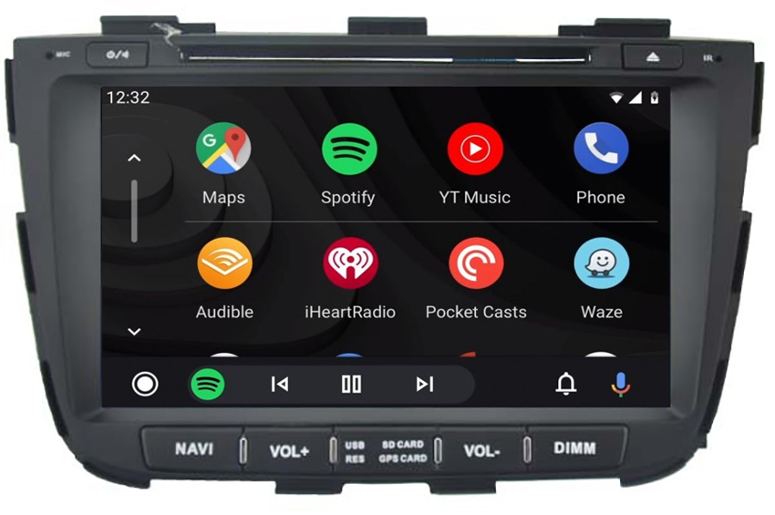 Autoradio tactile GPS Android 10.0 et Apple Carplay Kia Sorento