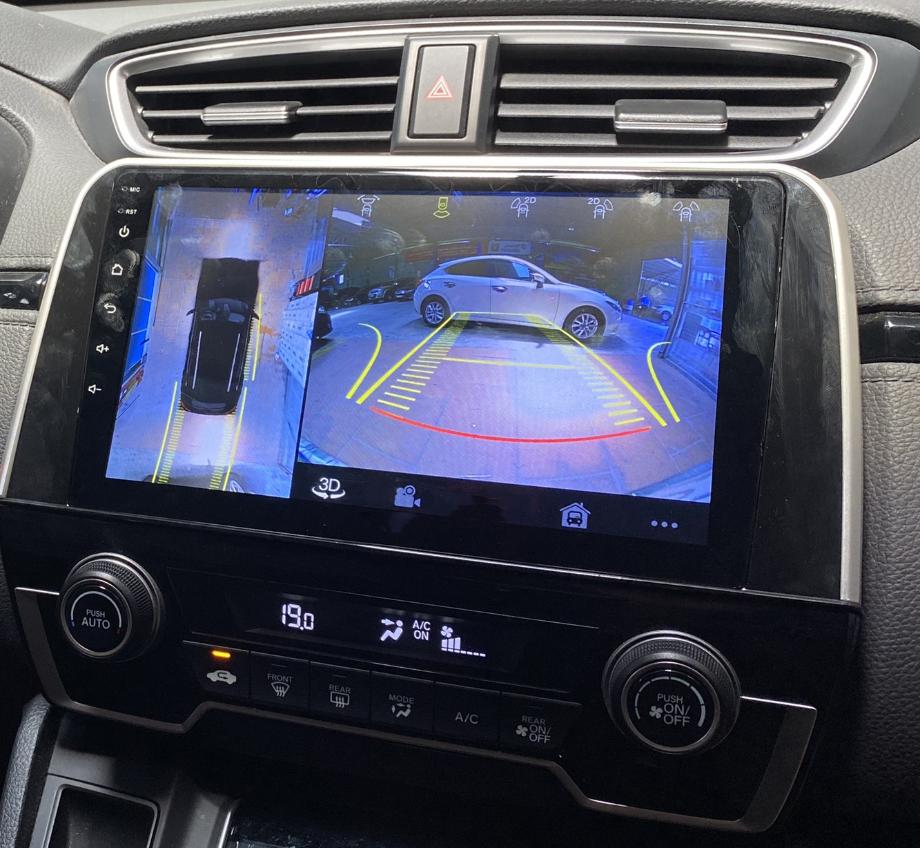 Autoradio tactile GPS Android et Carplay Honda CRV de 2017 à 2013