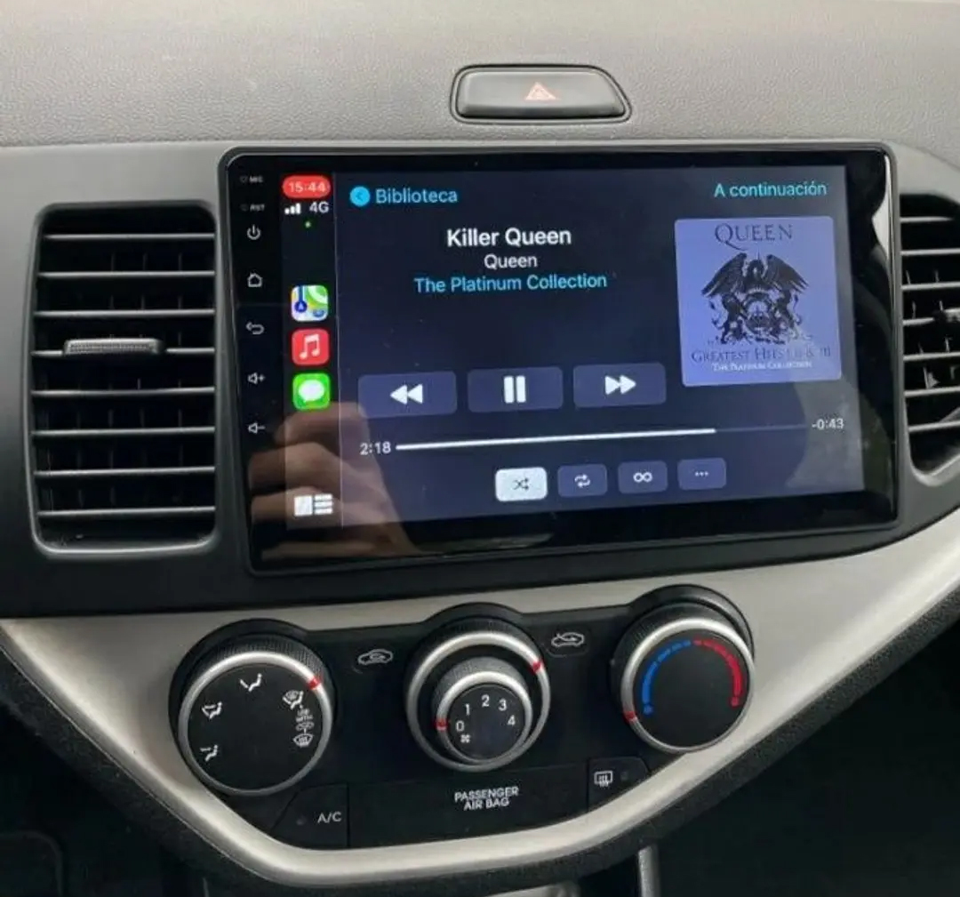 Autoradio tactile GPS Android et Carplay sans fil Kia Picanto