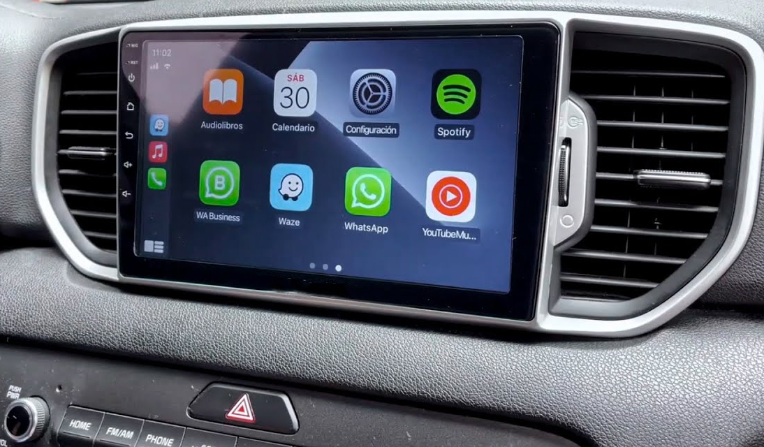 Autoradio tactile GPS Android 13.0 et Bluetooth Kia Sportage
