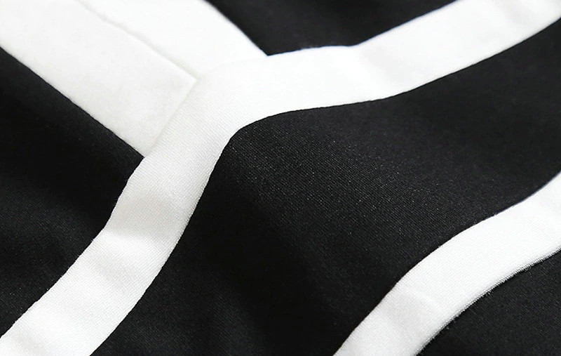 Robe noire avec col blanc FEMME RetourAuxOrigines