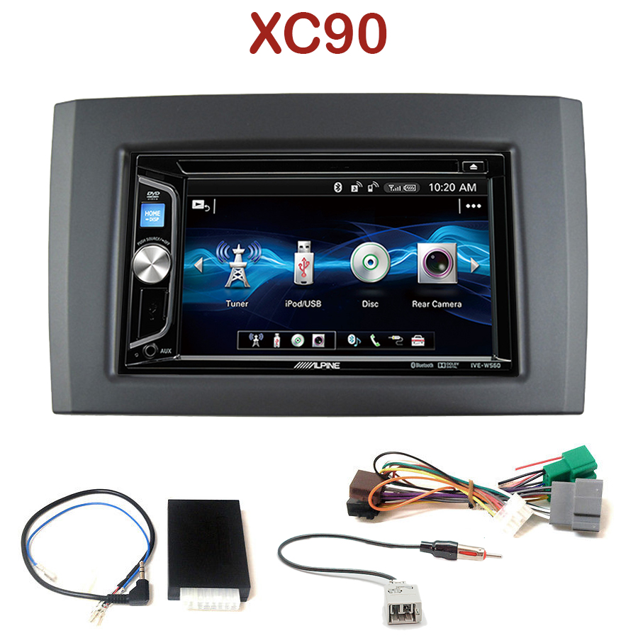 Autoradio 2DIN Alpine Volvo XC90 depuis 2006 USB/CD/mp3/Bluetooth