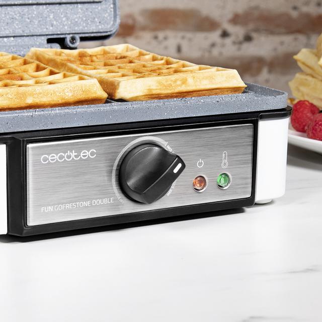 Fun Gofrestone Double Máquina de waffles Cecotec