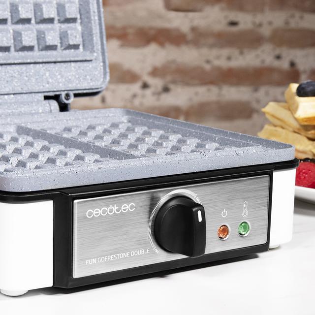 Fun Gofrestone Double Máquina de waffles Cecotec