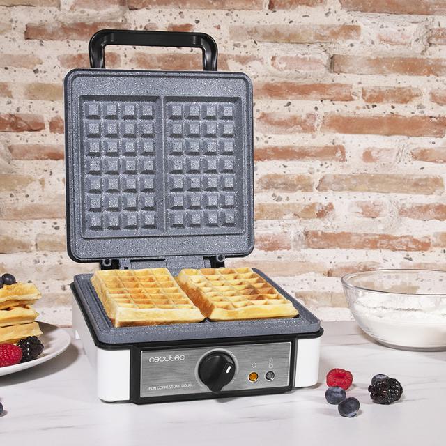 Fun Gofrestone Double Máquina de waffles Cecotec