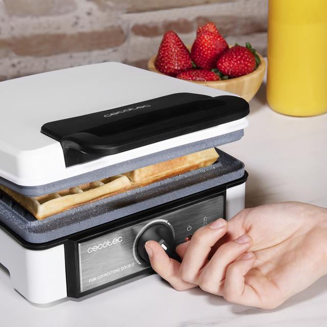 Fun Gofrestone Double Macchina per waffle Cecotec