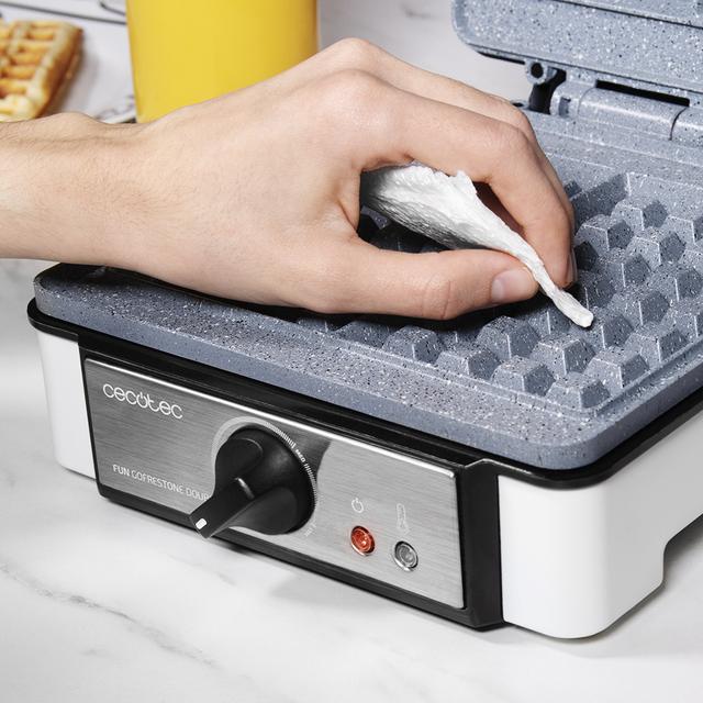 Fun Gofrestone Double Máquina de waffles Cecotec