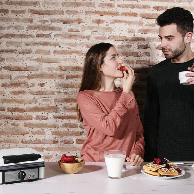 Fun Gofrestone Double Máquina de waffles Cecotec