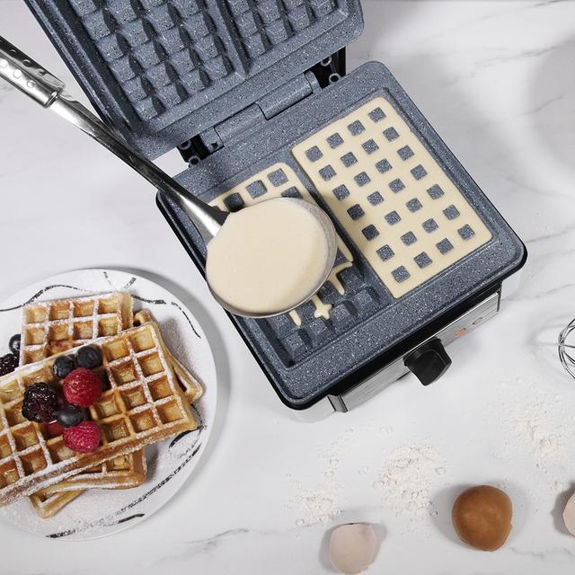 Fun Gofrestone Double Máquina de waffles Cecotec