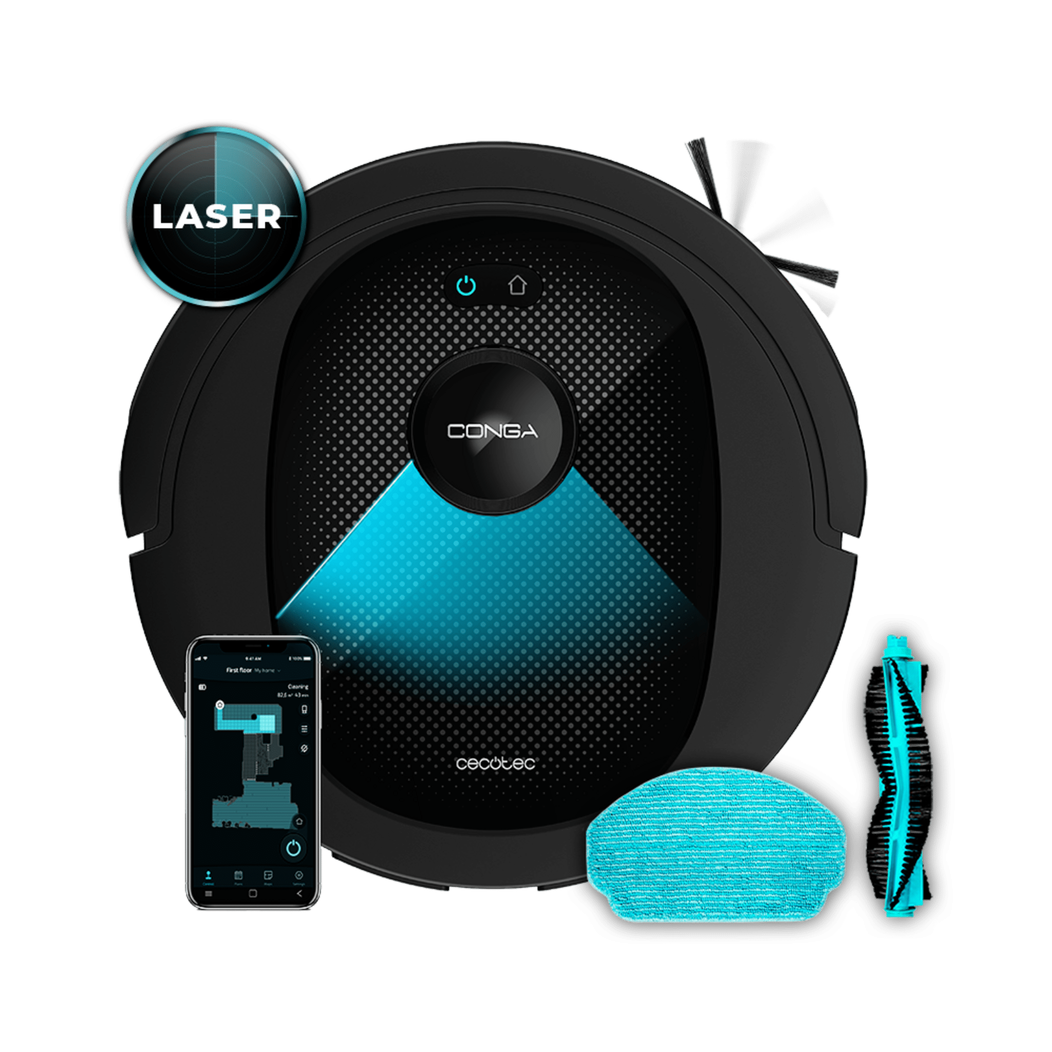 Conga 7490 Ultimate Genesis Robot aspirateur Cecotec