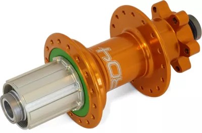 Hope Pro 4 MTB Rear Hub 150mm x 12mm Axle Orange 32h 150mm x