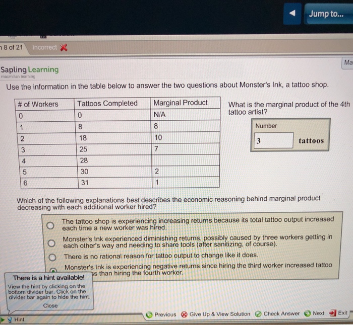 Sapling Learning > Assignment statistics force.com