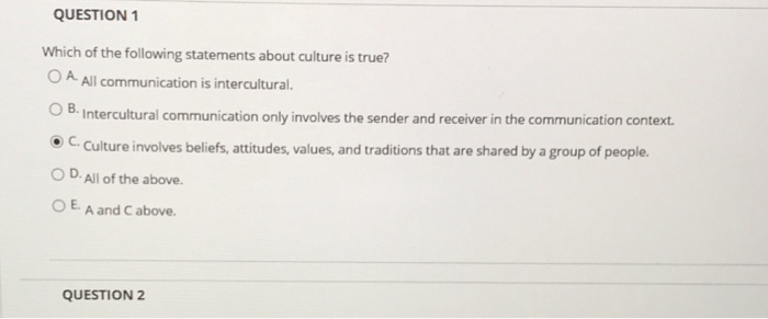 Solved Question 1 Which Of The Following Statements About | Chegg.com