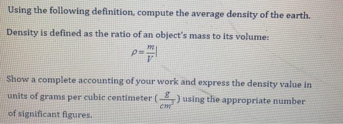 Solved Using The Following Definition, Compute The Average | Chegg.com