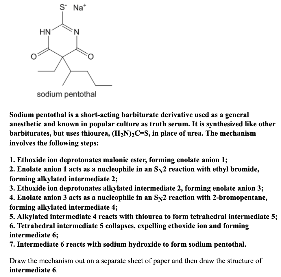 S Nat HN N sodium pentothal Sodium pentothal is a