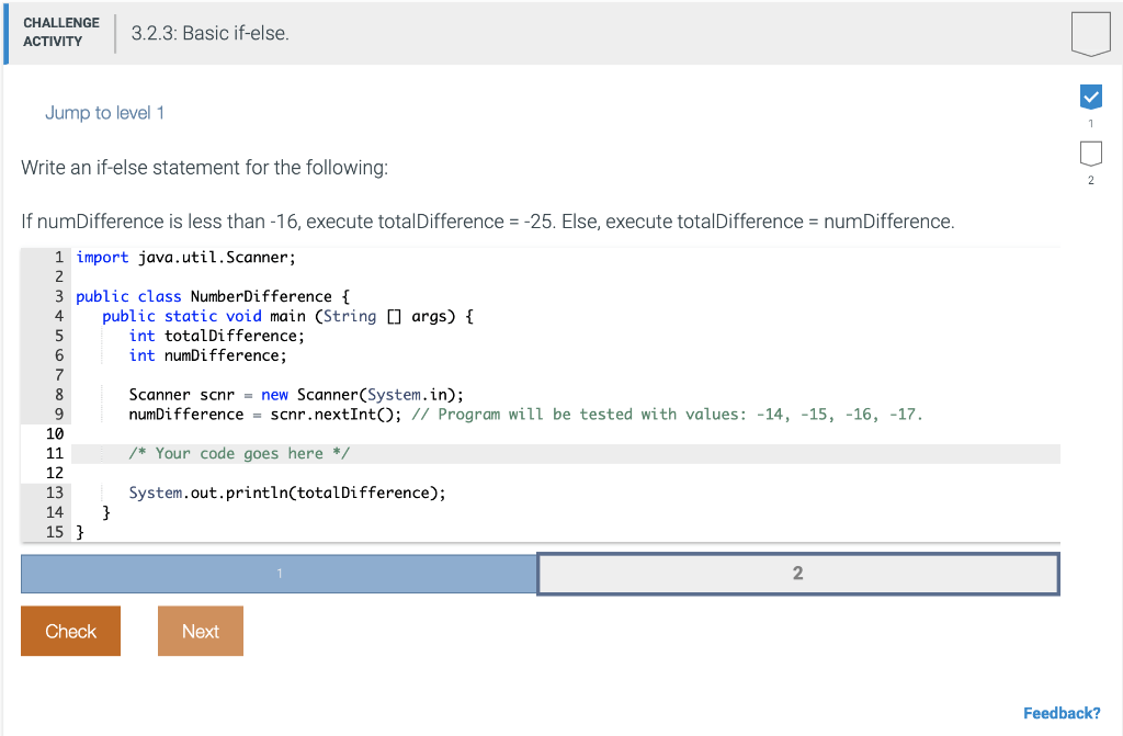 Solved import java.util.Scanner; public class