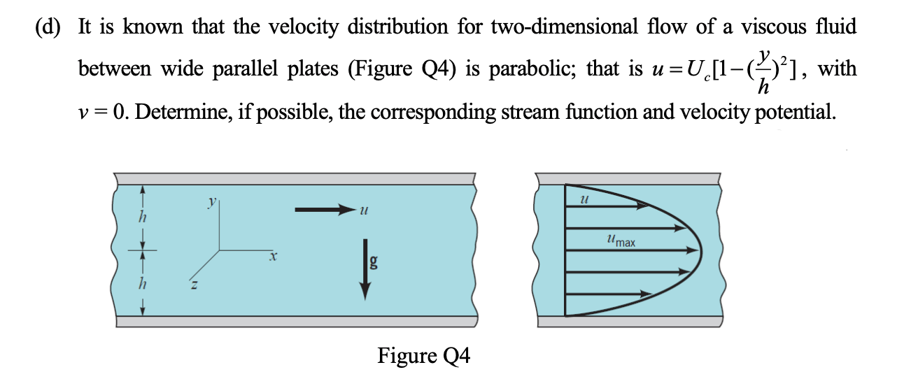 Solved (d) It is known that the velocity distribution for
