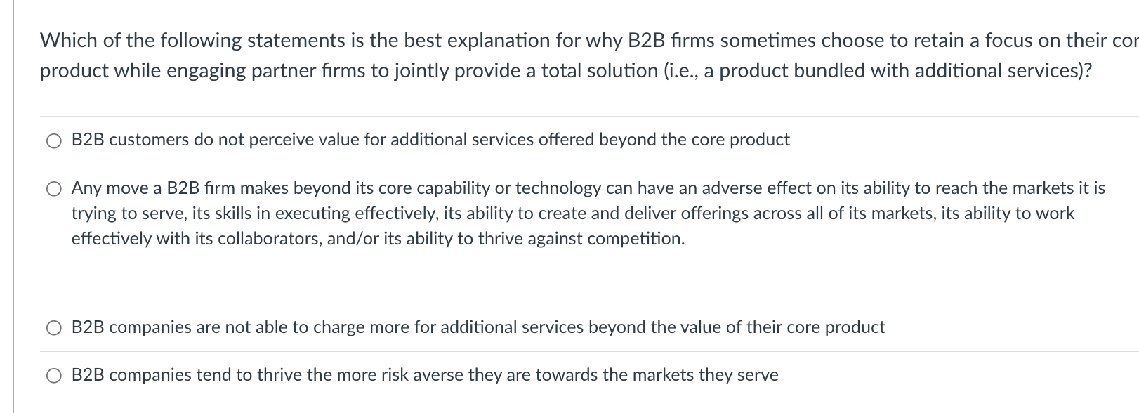 Solved Which of the following statements is the best