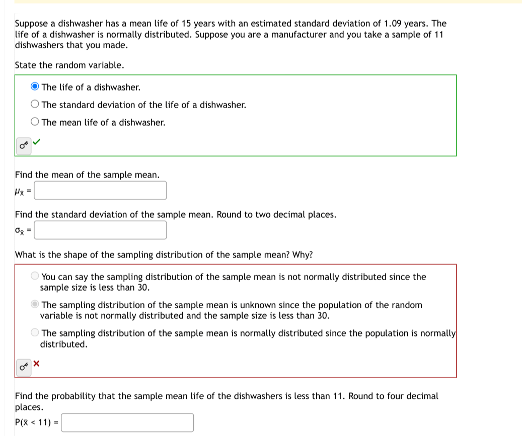 Solved Suppose a dishwasher has a mean life of 15 years with | Chegg.com