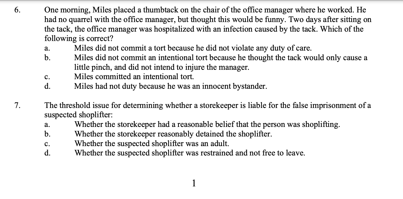 27. Tina entered into a contract with Carl, and | Chegg.com